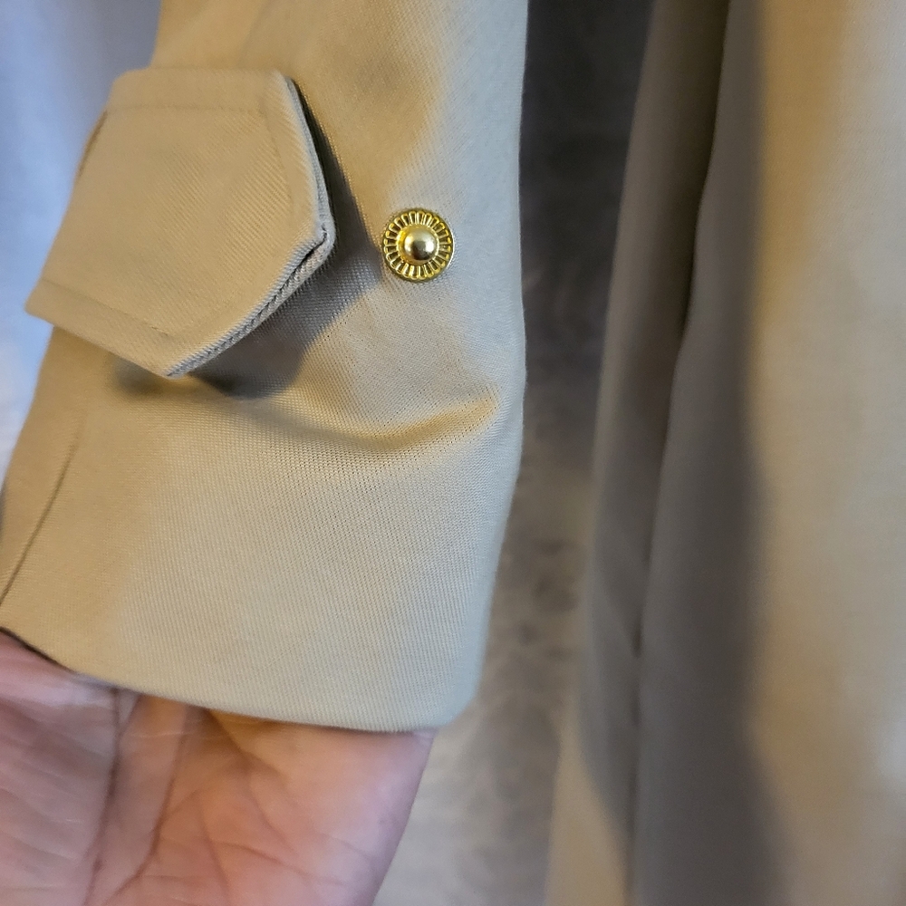 J. Crew Classic, Luxury, Women Trench Coat, Size 00, Vintage Khaki, Fall - Picture 9 of 16